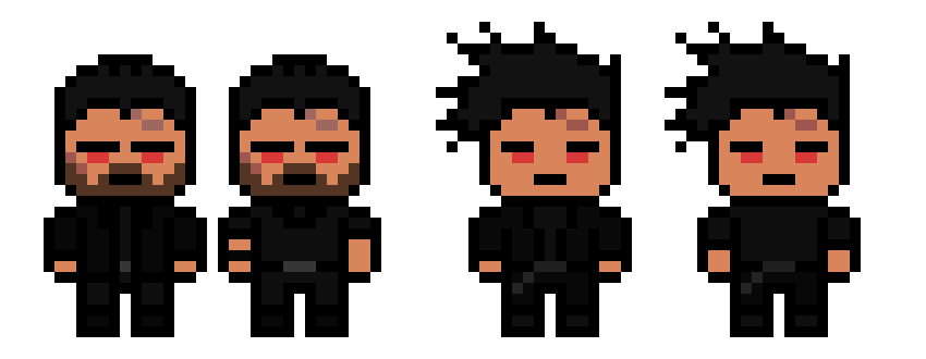 [8b56f0] danganronpa pixel sprite base