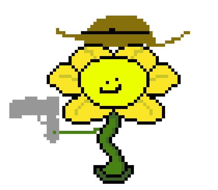 [9664c4] square up, flower d00d