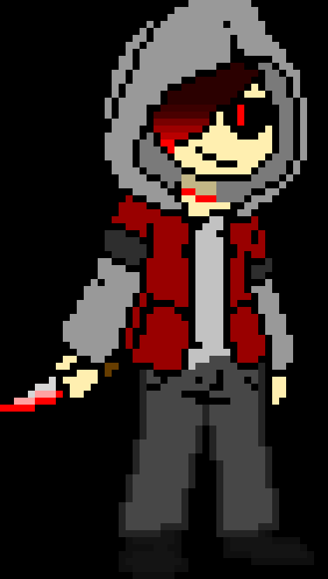 [39b34f] -does tricks to avoid the blades (like flips, sliding under and things like that)- you cant hit me THAT easily! -shadows surround ian making it harder to see then sends five slashes at them-