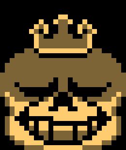 [14e409] *walks through Snowdin* [The King]