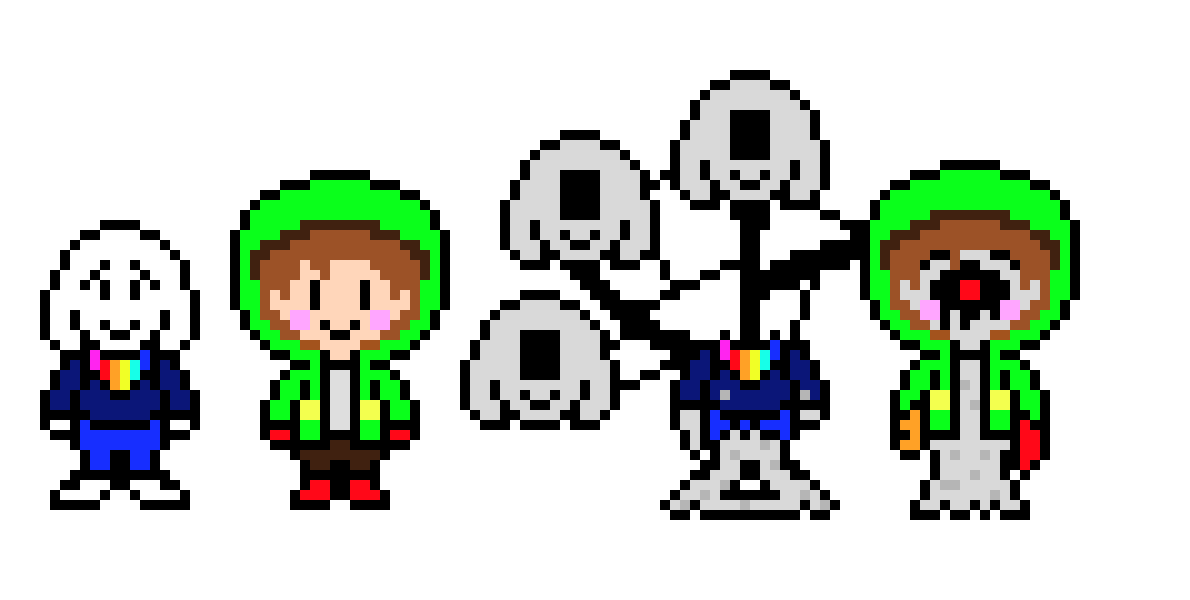 [54e612] Storyshift Chara and asriel + Help_Shift Version