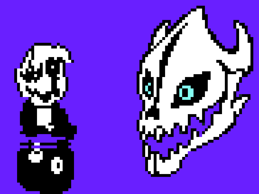 [8daa57] Dark darker yet darker trio-*Gaster attacks Anne since she is infected*