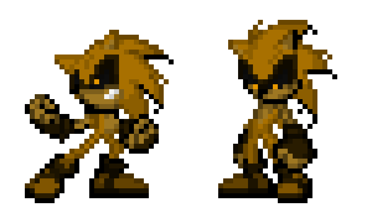 [6c26bc] More Auryn the Golden Hedgehog V2 Poses - Sonic OC Sprite