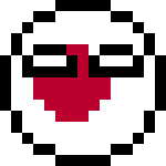 [a07527] Happy Japan Countryball