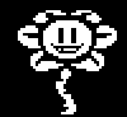 [8206a1] Howdy! I'm Flowey. The flower!