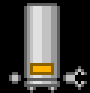 [5101cd] R&G DEPT. IS FROM THE GUNGEON, HENCE WHY I AM SHAPPED LIKE A SHOTGUN SHELL. THEY DESIGN NEW BULLET/SHOTGUN KIN, AND SEND THE BLUEPRINTS TO THE FORGE. I AM ONE OF THE MANY ROBOTS THEY HAVE DESIGNED.