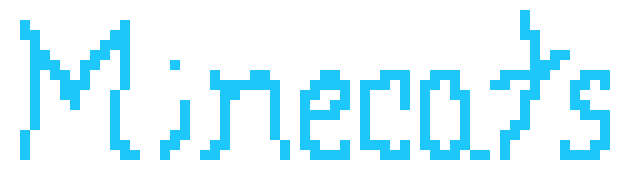 [9664c4] MysticalWarrior_ and PixelizedCookie - MineCats Fancy Lettering - FIRST DRAFT