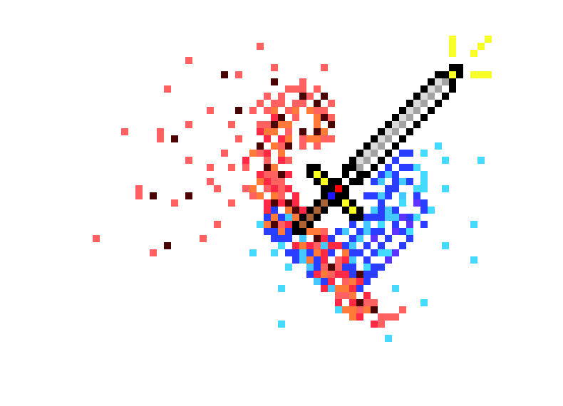 [e4380d] Flame Water Sword