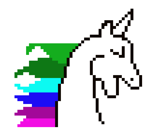 [9664c4] half finished unicorn