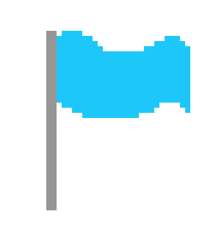 [235788] Flag Sprite Blue