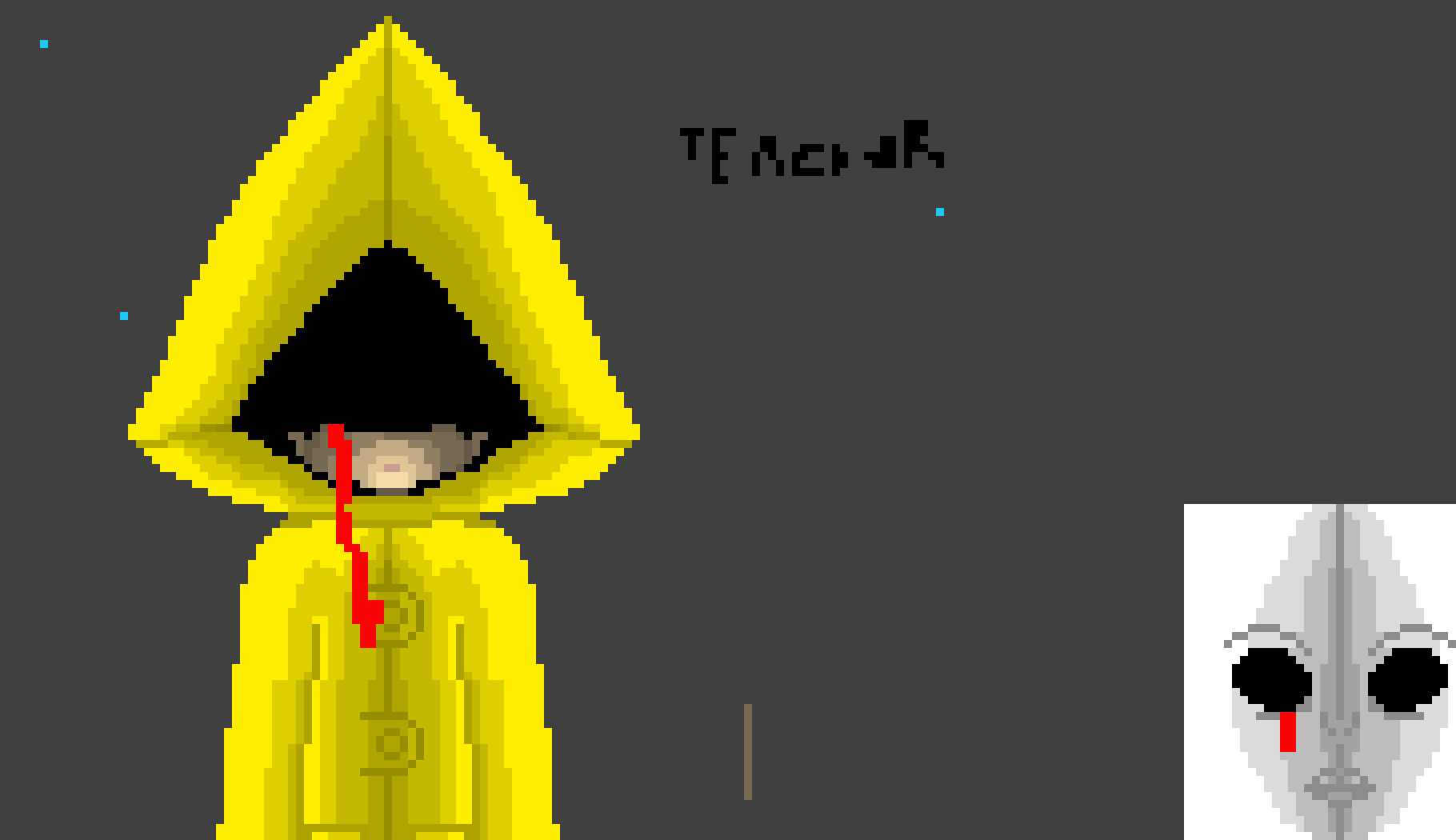 [cfb6a4] ((hey geek i have a challenge for you to make a sprite on one of the little nightmares 2 monsters))-six(rainbowfox2011
