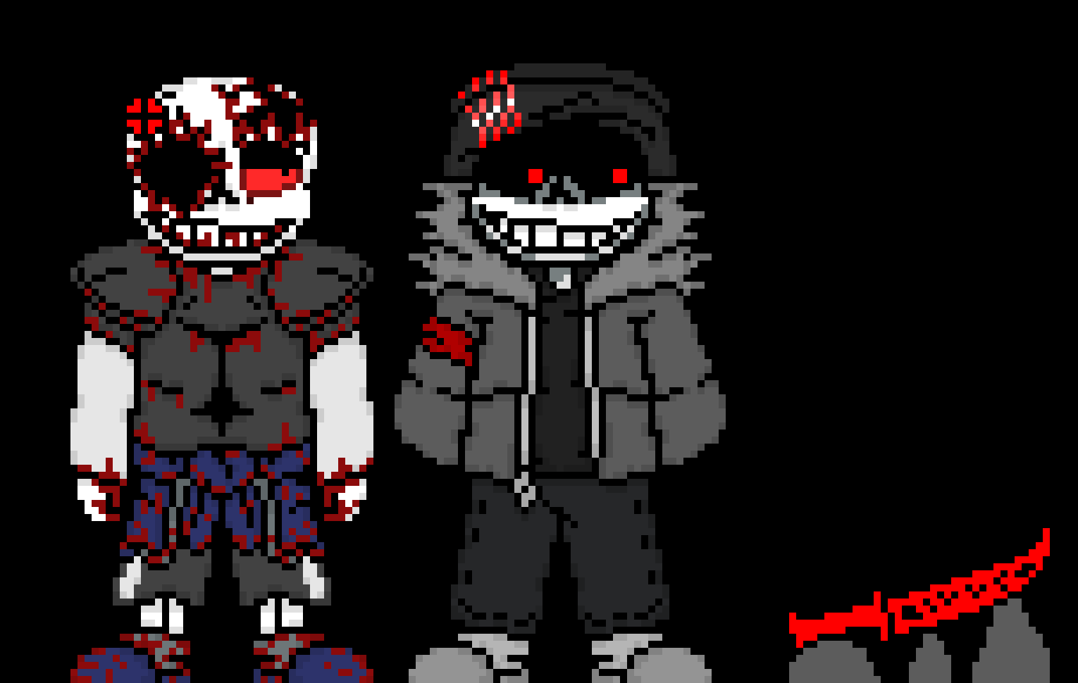 [57dac4] *Dust plops down some rocks and balances a True Knife with the scribbles saying 