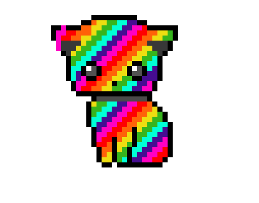 [9664c4] rainbow kitty