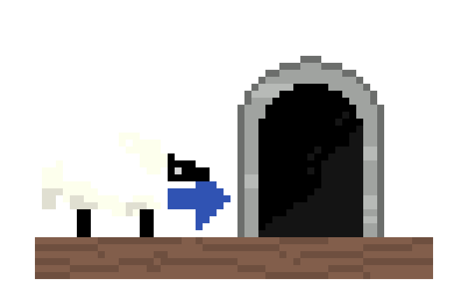 [891089] Secret Passage with Sheep