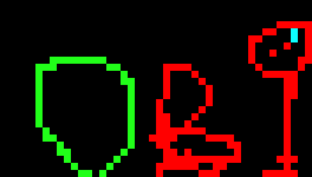 [5e42a4] One Bit+- Ima just stare at this shield then