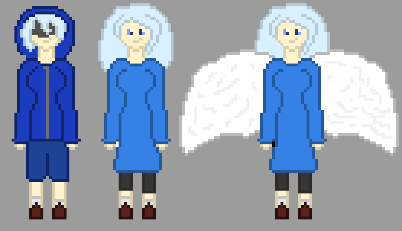 [9664c4] Quartz: Hoodie, Normal wingless, normal wings