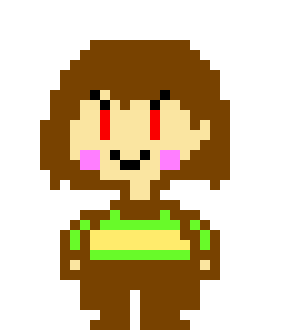 [450a4c] Chara: HEY THATS MY DISBELIEF SPRITE!!!! >:(