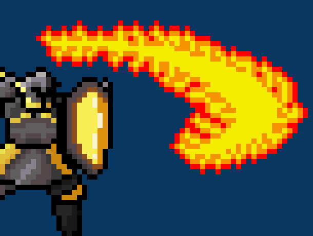 [6bf9ff] Used Gabe's sprite as shading ref and also used it as a base because apparently its another colored over version of a free use unity knight asset (with animations and attacks)