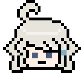 [b3d572] gray girl head dr