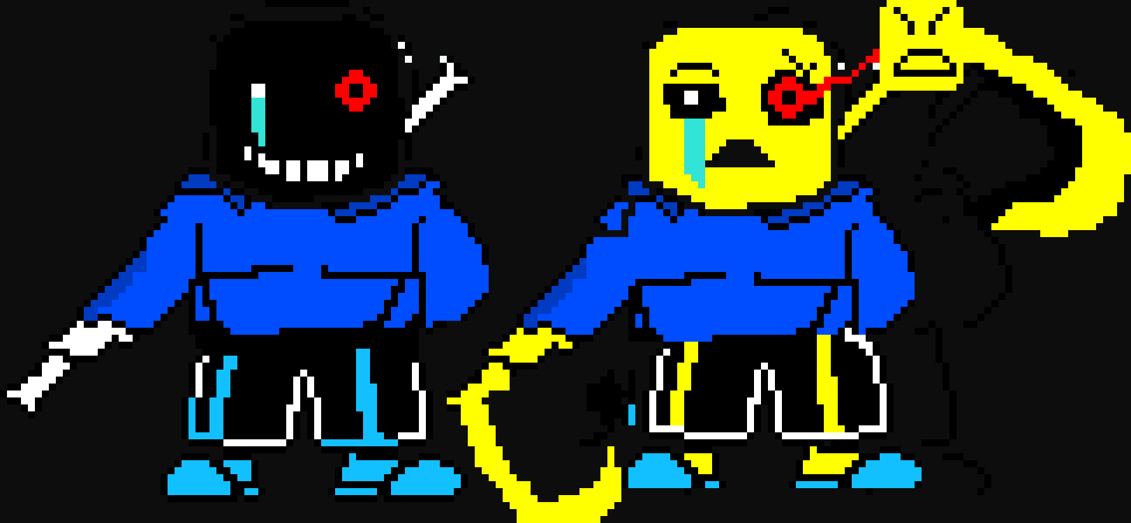 [807e0a] Disbelief Sans noob phantom sans Sprite (Underswap)