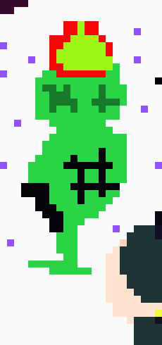 [904ba9] throws fire at dummy with agry and feels better