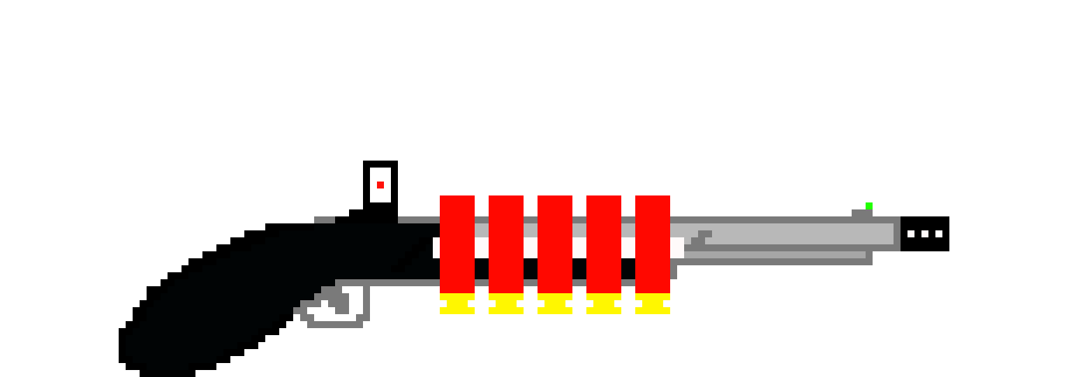 [11bff7]  Tactical Double Barrel Shotgun w/ shell stock on barrel