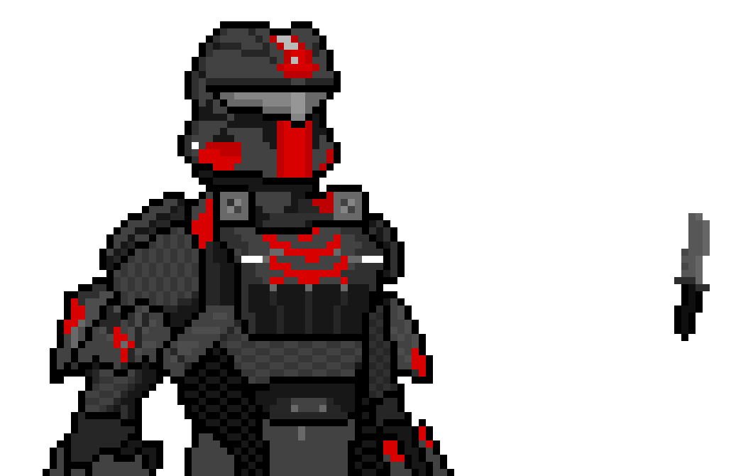 [2d8240] I tried to make Felix's combat/throwing knife, but it looks more like a butter knife. -Pathfinder