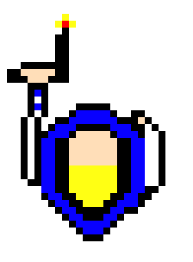 [9664c4] Jacket Blue pistol firing 