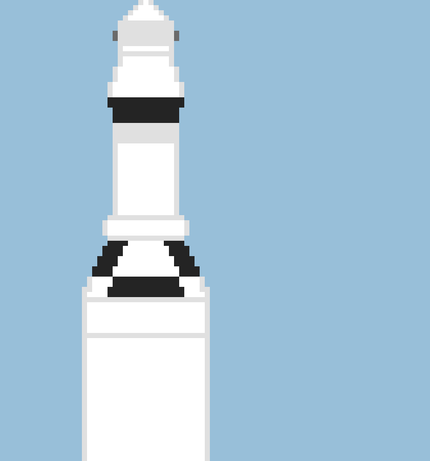 [d500f0] biggest rocket ever launched, about 111 Metres, it carried two hundred thousand gallons of fuel, can send 9 school busses into low orbit, 4 to the moon. it has more power than 80 hoover dams its so heavy it uses 5 f1 engines, engines with 1.8M lbf, the rocket is 3000 tonnes, or 2.8 million kilograms.  -Nooby