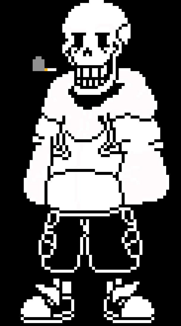 [4db866] TS! UnderSwap Papyrus Battle Sprite.