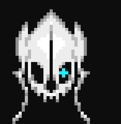 [df4002] [A gaster blaster vaporizes the slashes]