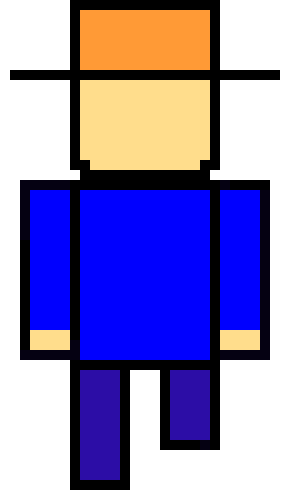 [3df5b3] 기본캐 농부 뒤(오른발)