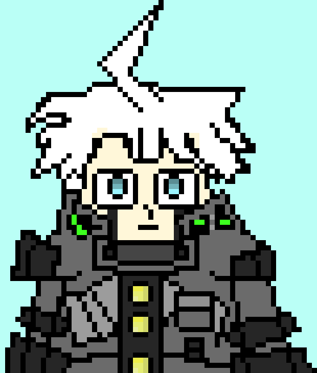 [293042] I want to make a kokichi sprite but can't get his hair on - Conant