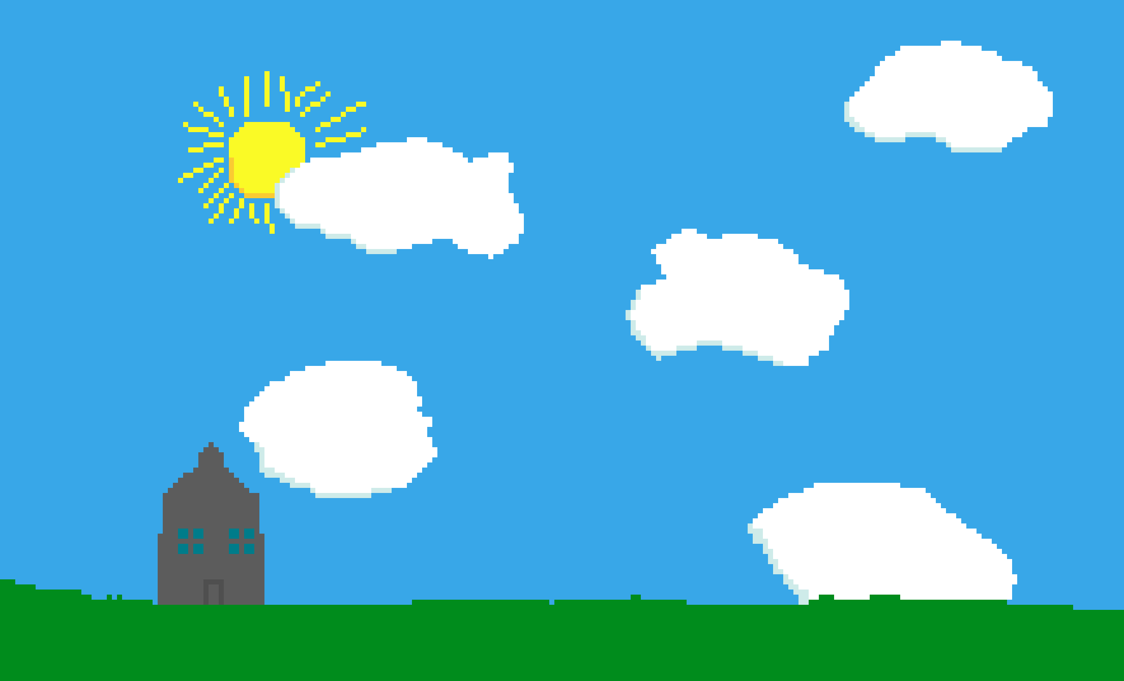 [872286] The Sky (Pixel Art)