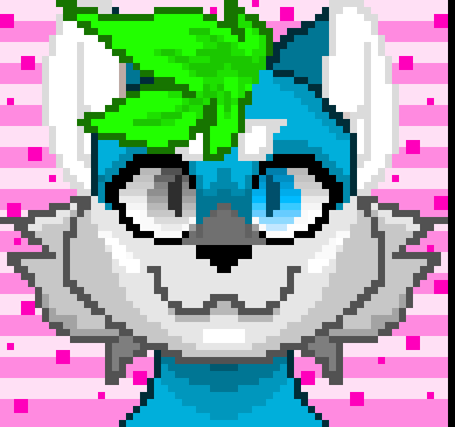 [752b4c] Opinions: How does a pink background look? Should it be a different color, like yellow, since he`s mainly blue and yellow? -BD