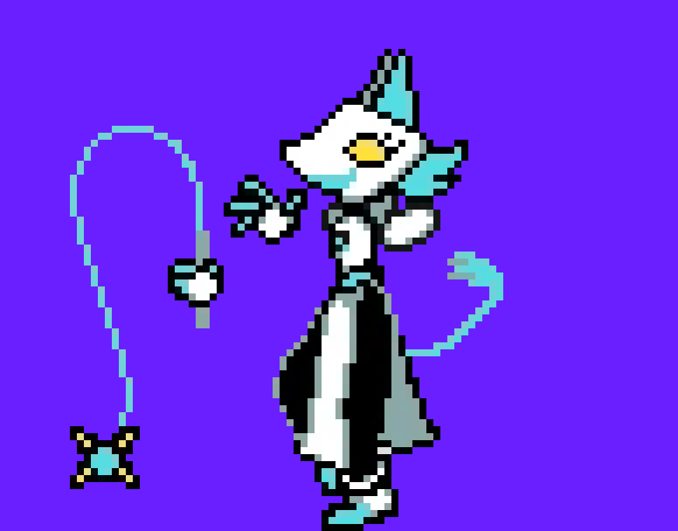 [be99b8] *She pushes Jevil out of the way*Nice to meet you fellow AI cat