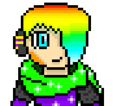 [5b2f3e] -painted a blue star. and flung his paintbrush into the air as the star flies up to the sky, appearing above where Boarder's grave is- 