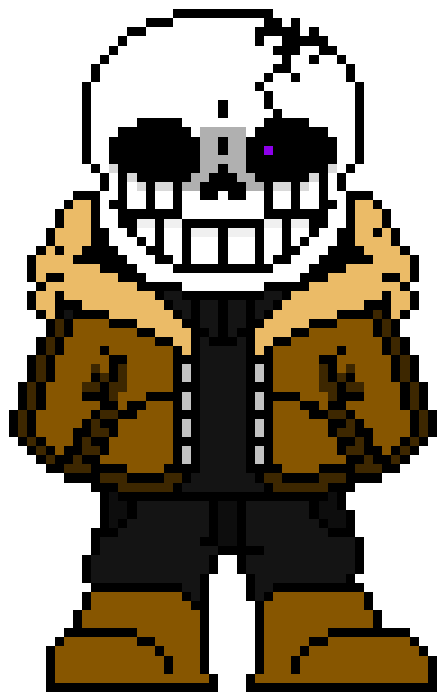 [be2951] dark sans-I can't control it help(starts to fuse with nightmare)