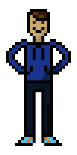 [4fbda4] the red and blue is really good a nintendo switch themed person- Evan