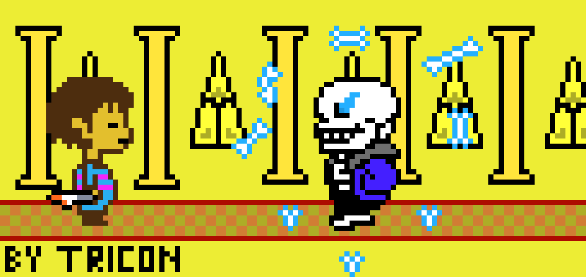 [711535] Sans vs Frisk final corridor