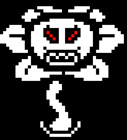 [9664c4] Undertale Black Anti-Flowey