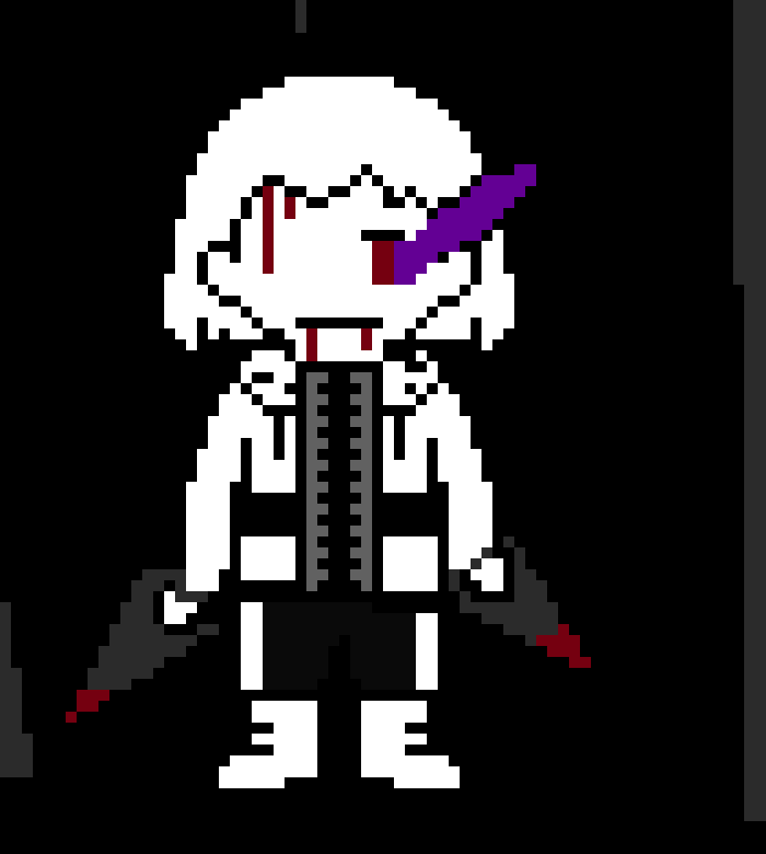 [3354ce] 3,560/400,00) *He gets hit* well you did kill my friends you can see why I'm angry *He sends knife blades at then both orange orange blue red blue orange.*