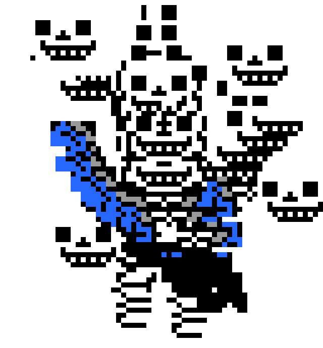[56a061] GlitchedSprite Sans