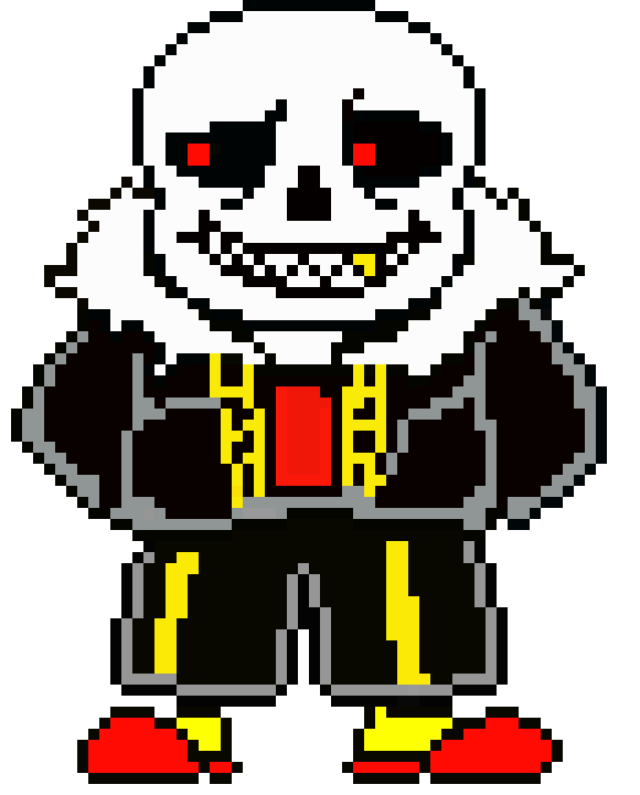 [6a3e23] Underfell Sans: STOP USING MY SPRITE AND SAYING YANK MY CHAIN 