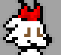 [95be89] -The plush, somehow got out of Chris`s, grip and climbed onto his bed, and just sat there- ... Heh ... -He is passively watching-