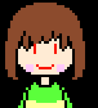 [401102] *Ugh..look obviously i CANT kill you so why dont we do a music battle where we take turns singing..?-CHARA!=)