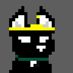 [3897d8] (puts paw on mr.spams head as in to calm him down) . . . 