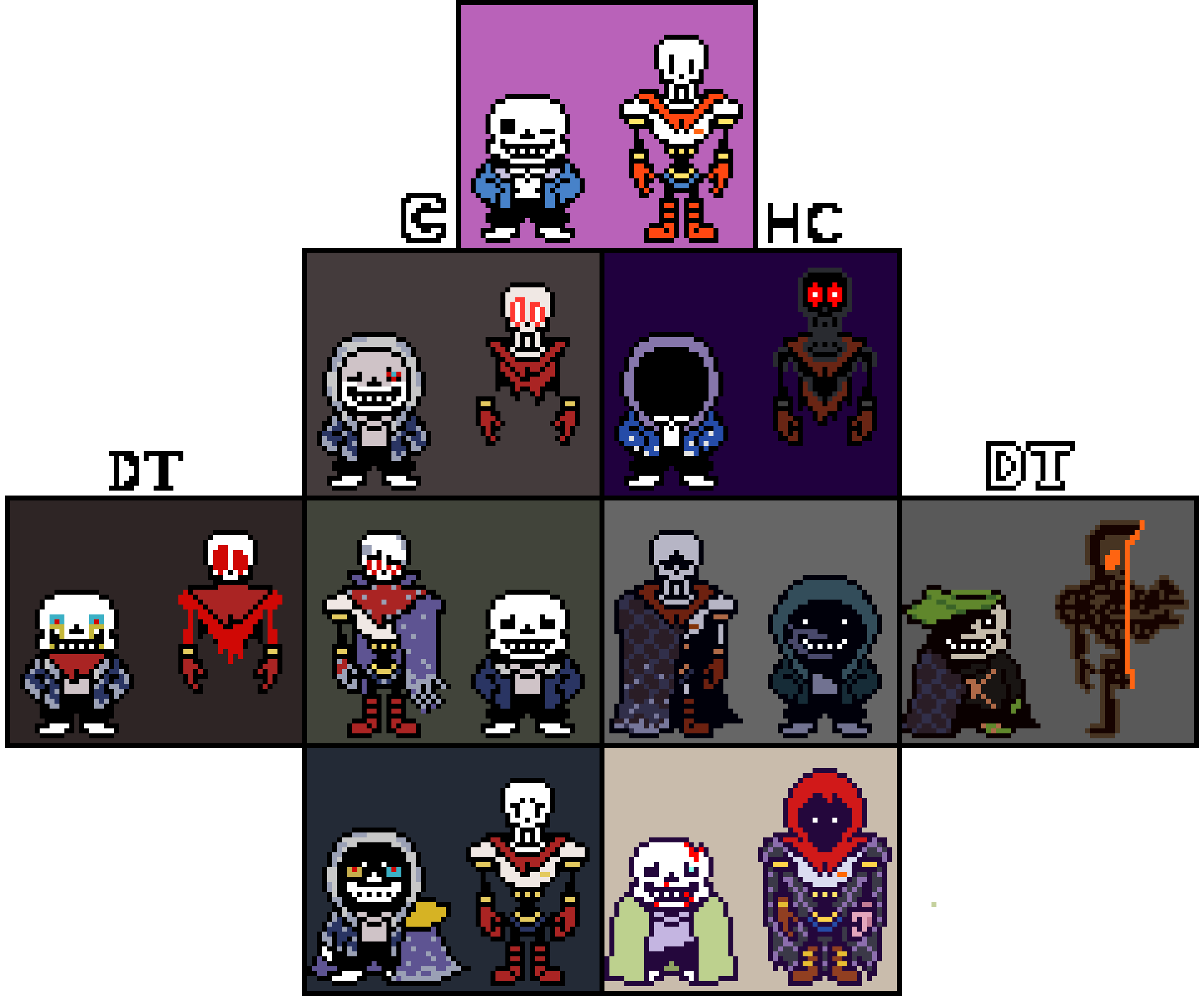 [9f5259] official & "headcanon" dusttale (+ swap(s)) 3