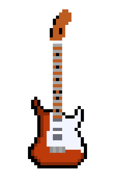 [9664c4] Guitar Pixel Art (good)