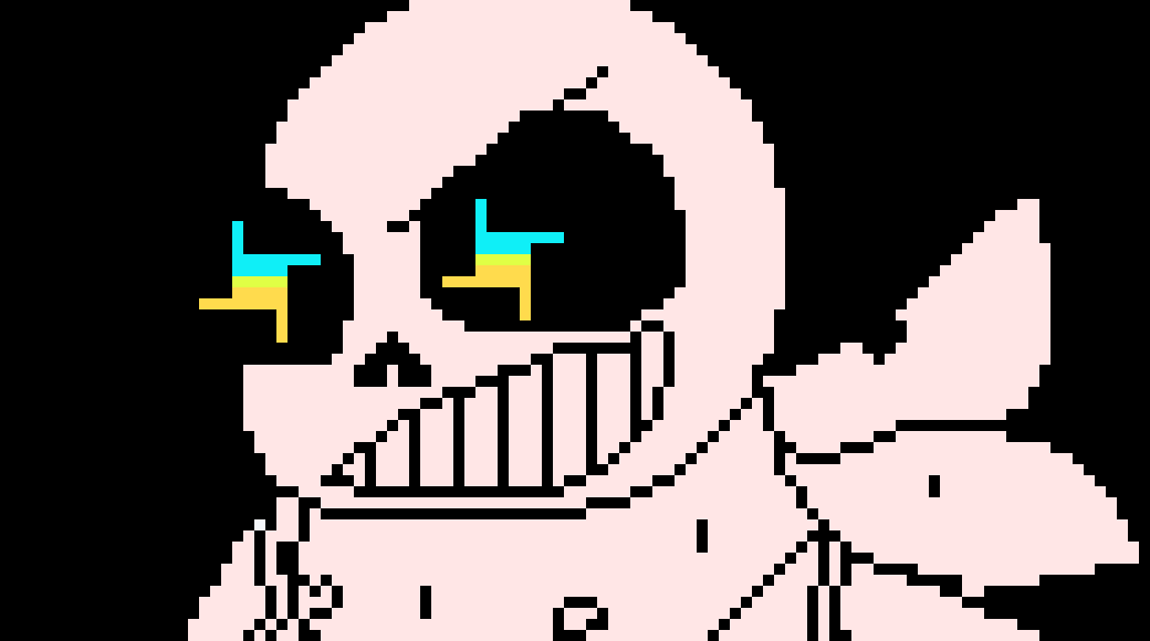 [b9de0d] i have too many clones. and yes. i do want to fight! - sans (underswap)